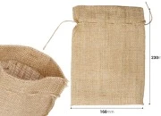 Vrećica 160x230 mm od lana u prirodnoj boji – 25 kom Vrećica 160x230 mm od lana u prirodnoj boji – 25 kom