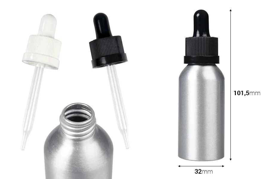 Aluminijumska bočica 30mL sa CRC pipetom - 6 kom Aluminijumska bočica 30mL sa CRC pipetom - 6 kom
