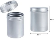 Cilindrična metalna kutija 65x85 mm sa poklopcem, za sveće Cilindrična metalna kutija 65x85 mm sa poklopcem, za sveće