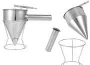 Alat od nerđajućeg čelika - levak od 1200 mL (vrh od 8 mm) za punjenje kalupa sveća i sapuna Alat od nerđajućeg čelika - levak od 1200 mL (vrh od 8 mm) za punjenje kalupa sveća i sapuna