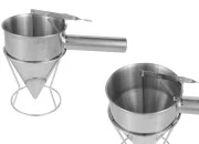 Alat od nerđajućeg čelika - levak od 1200 mL (vrh od 8 mm) za punjenje kalupa sveća i sapuna Alat od nerđajućeg čelika - levak od 1200 mL (vrh od 8 mm) za punjenje kalupa sveća i sapuna
