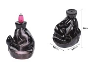 Keramički gorionik 75x55x58 mm za mirisne konuse sa povratnim tokom (backflow) Keramički gorionik 75x55x58 mm za mirisne konuse sa povratnim tokom (backflow)
