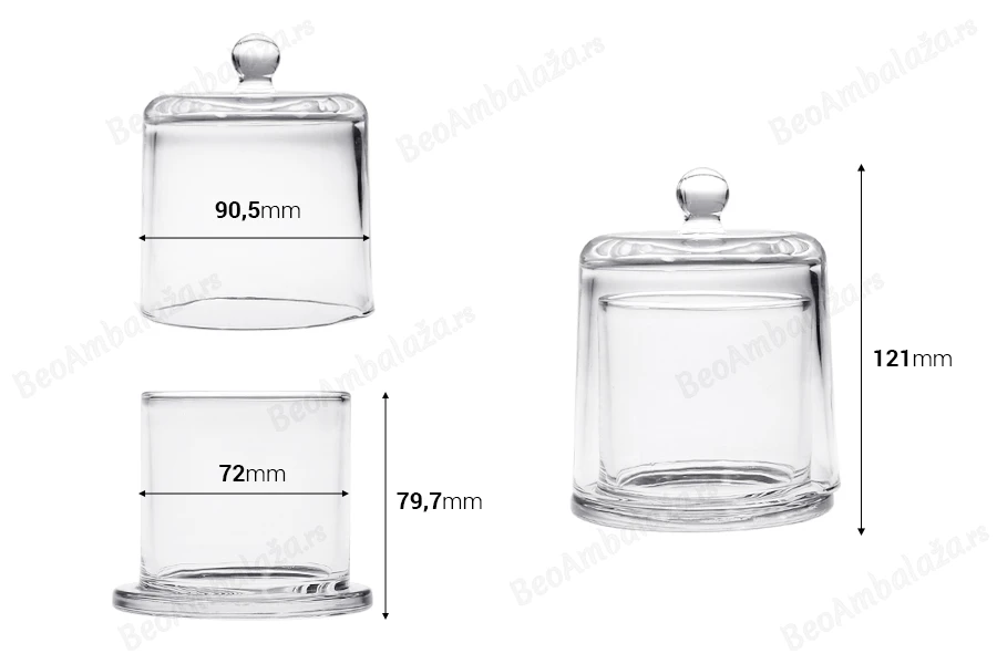Ukrasna staklena fondanjera 220 ml 102x105,8 mm sa poklopcem-dimenzije_slike