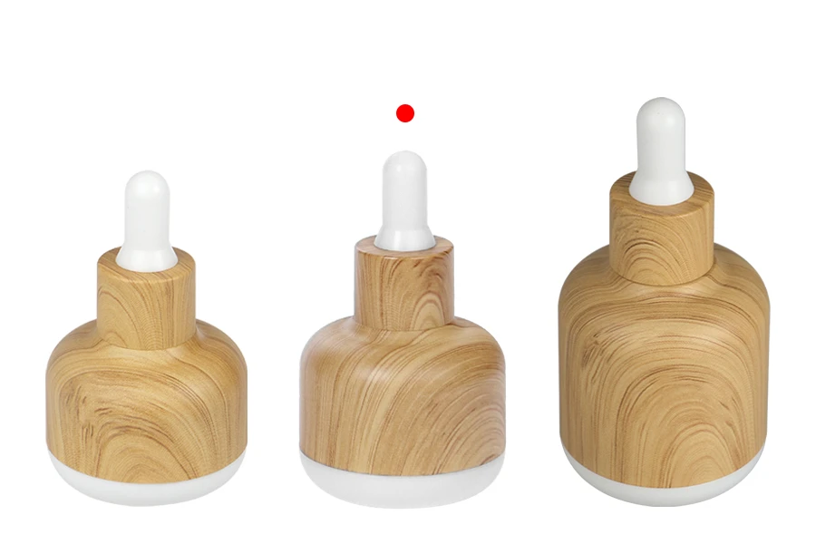 Staklena bočica 30mL sa pipetom i plastičnom oblogom u dezenu drveta-grupa_slika