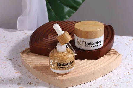 Staklena bočica 30mL sa pipetom i plastičnom oblogom u dezenu drveta-5
