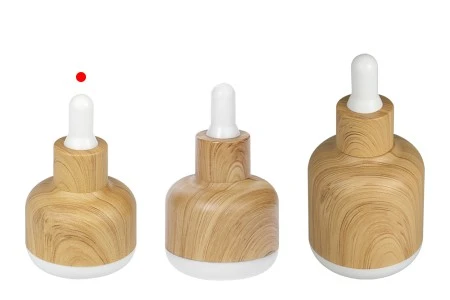 Staklena bočica 15mL sa pipetom i plastičnom oblogom u dezenu drveta-8