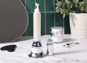 Akrilna bela bočica 15mL sa roll-on pumpicom za serum i vibracijom na dodir Akrilna bela bočica 15mL sa roll-on pumpicom za serum i vibracijom na dodir