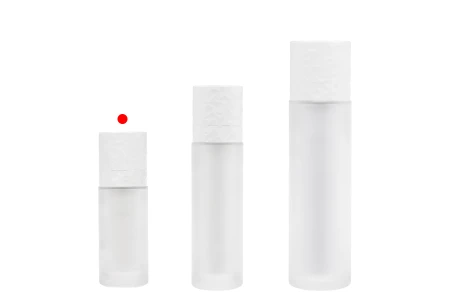 Dopunjiva Airless bočica od 30 mL sa pumpicom za kreme i staklenim peskiranim spoljnim kućištem-6