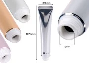 Plastična tuba 20 ml (široko grlo) u različitim bojama sa unutrašnjim aluminijumskim premazom – 12 kom Plastična tuba 20 ml (široko grlo) u različitim bojama sa unutrašnjim aluminijumskim premazom – 12 kom