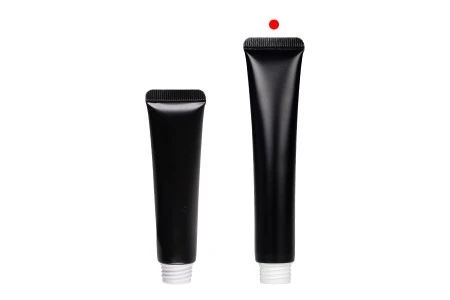 Plastična tuba 25 ml (široko grlo) sa unutrašnjim aluminijumskim premazom  u crnoj mat boji – 12 kom-3