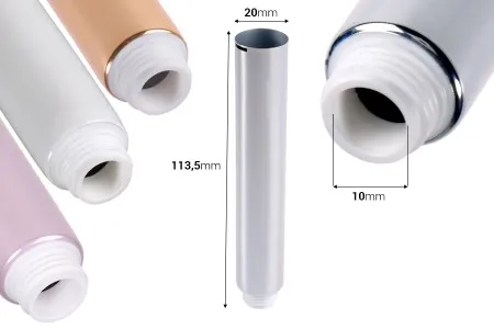 Plastična tuba 20 ml (široko grlo) sa unutrašnjim aluminijumskim premazom (neophodno termičko zatvaranje) – 12 kom-2