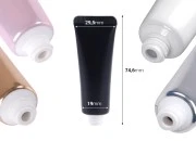 Plastična tuba 10 ml (uzano grlo) u različitim bojama sa unutrašnjim aluminijumskim premazom – 12 kom Plastična tuba 10 ml (uzano grlo) u različitim bojama sa unutrašnjim aluminijumskim premazom – 12 kom