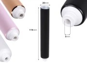 Plastična tuba 20 ml (uzano grlo) sa unutrašnjim aluminijumskim premazom (neophodno termičko zatvaranje) – 12 kom Plastična tuba 20 ml (uzano grlo) sa unutrašnjim aluminijumskim premazom (neophodno termičko zatvaranje) – 12 kom