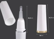 Set plastični poklopac sa silikonskom četkicom za tube sa uzanim grlom – 6 kom