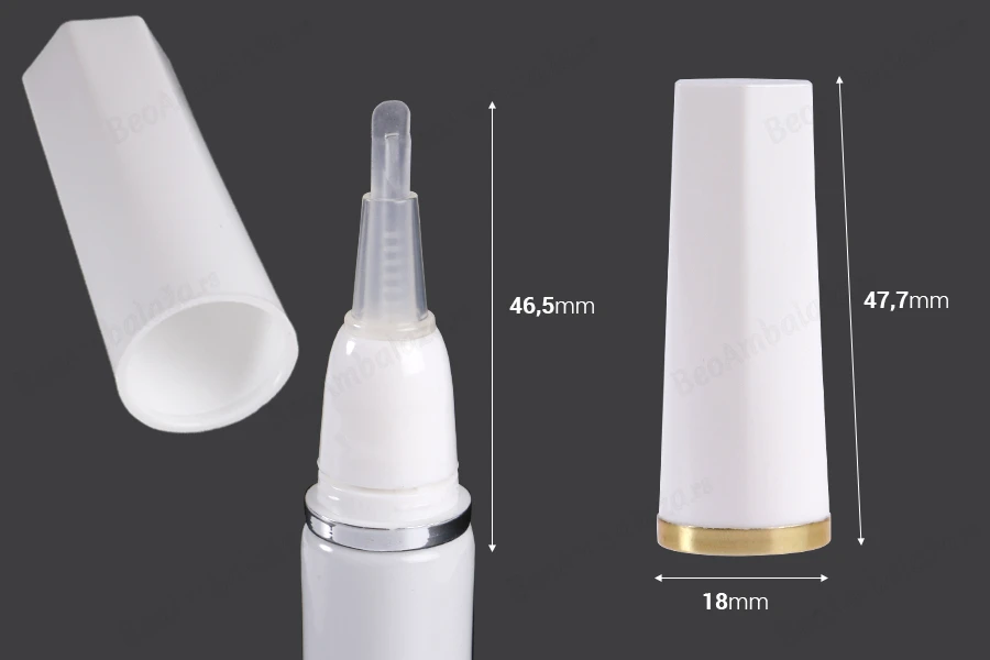 Set plastični poklopac sa silikonskom četkicom za tube sa uzanim grlom – 6 kom-dimenzije_slike