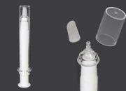 Airless tubica - akrilni špric 20mL za kozmetičku upotrebu, sa zatvaračem - 6 kom Airless tubica - akrilni špric 20mL za kozmetičku upotrebu, sa zatvaračem - 6 kom