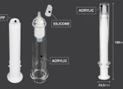 Airless tubica - akrilni špric 20mL za kozmetičku upotrebu, sa zatvaračem - 6 kom Airless tubica - akrilni špric 20mL za kozmetičku upotrebu, sa zatvaračem - 6 kom