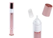 Airless tubica - akrilni špric 20mL za kozmetičku upotrebu, bronzane boje sa zatvaračem - 6 kom Airless tubica - akrilni špric 20mL za kozmetičku upotrebu, bronzane boje sa zatvaračem - 6 kom