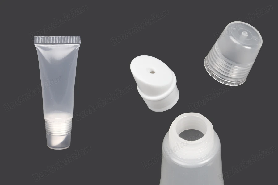 Plastična (PP) providna tubica 10 mL, za sjaj za usne - 12 kom-slika_proizvoda