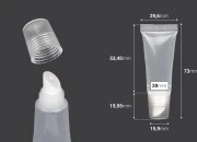 Plastična (PP) providna tubica 10 mL, za sjaj za usne - 12 kom Plastična (PP) providna tubica 10 mL, za sjaj za usne - 12 kom
