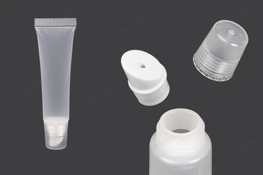 Plastična (PP) providna tubica 15 mL, za sjaj za usne - 12 kom-slika_proizvoda