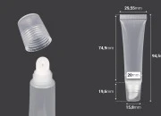 Plastična (PP) providna tubica 15 mL, za sjaj za usne - 12 kom Plastična (PP) providna tubica 15 mL, za sjaj za usne - 12 kom