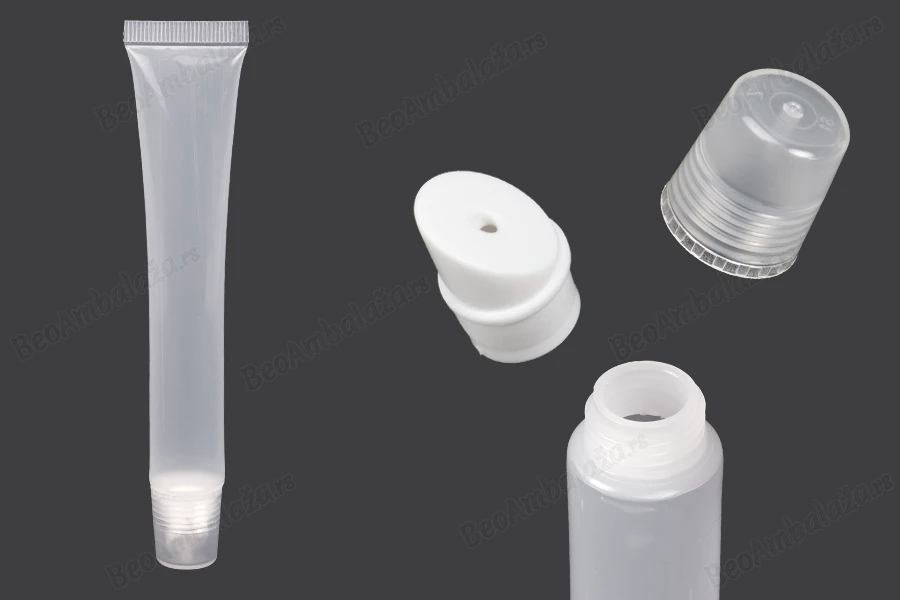 Plastična (PP) providna tubica 25 mL, za sjaj za usne - 12 kom-slika_proizvoda