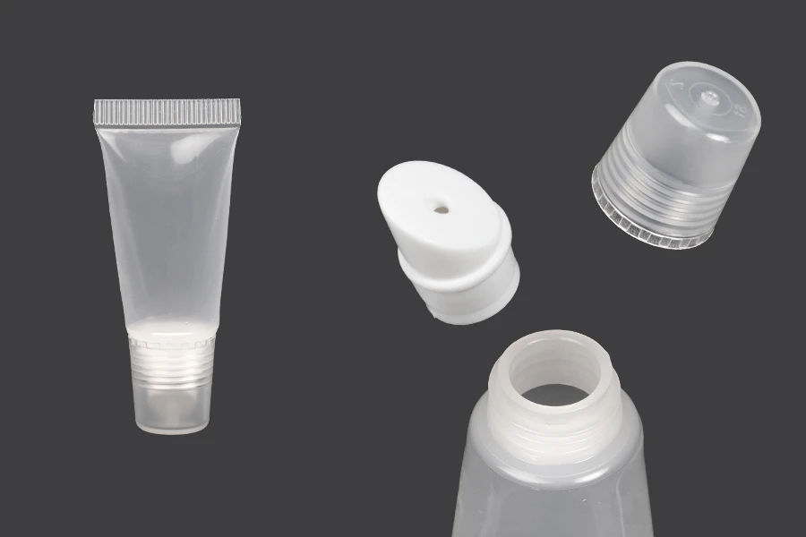 Plastična (PP) providna tubica 5 mL, za sjaj za usne - 12 kom Plastična (PP) providna tubica 5 mL, za sjaj za usne - 12 kom