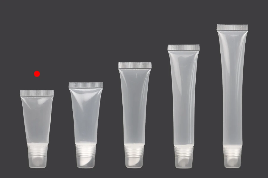 Plastična (PP) providna tubica 5 mL, za sjaj za usne - 12 kom Plastična (PP) providna tubica 5 mL, za sjaj za usne - 12 kom