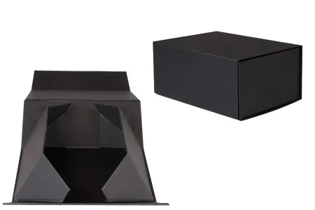 Crna kartonska kutija sa magnetnim zatvaranjem 185x135x82 mm - 20 kom-1