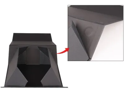 Crna kartonska kutija sa magnetnim zatvaranjem 185x135x82 mm - 20 kom-5