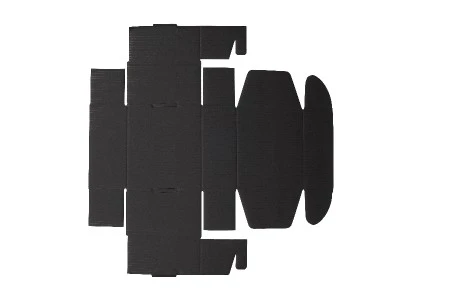 Kutija od kraft papira u crnoj boji 130x120x60mm bez prozora - 20 kom-6