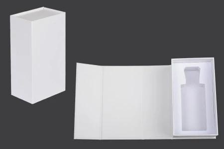 Luksuzna bela kutija 90x160x60mm sa magnetnim zatvaranjem, za bočice 100mL sa šifrom: 18-395 i 21-637.-1