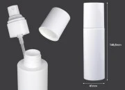 Plastična (PET) bela flašica 100mL sa sprejem i zatvaračem - 6 kom Plastična (PET) bela flašica 100mL sa sprejem i zatvaračem - 6 kom