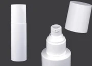 Plastična (PET) bela flašica 100mL sa pumpicom za kreme i zatvaračem - 6 kom