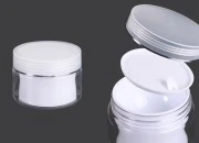 Plastična kutijica sa duplim dnom 50 mL za kremu, sa zatvaračem i plastičnim međupoklopcem - 6 kom-slika_proizvoda