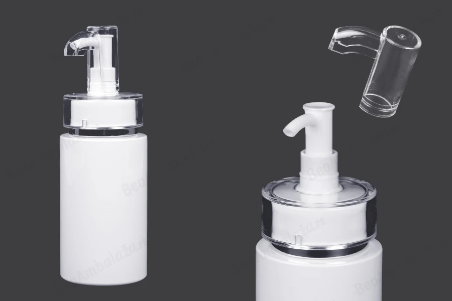 PET flaša od 100mL sa pumpicom za kreme (PP24) i poklopcem - 6 kom-slika_proizvoda