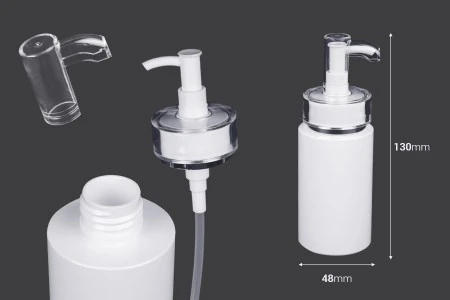 PET flaša od 100mL sa pumpicom za kreme (PP24) i poklopcem - 6 kom-2