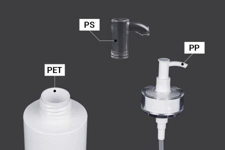 PET flaša od 100mL sa pumpicom za kreme (PP24) i poklopcem - 6 kom-7