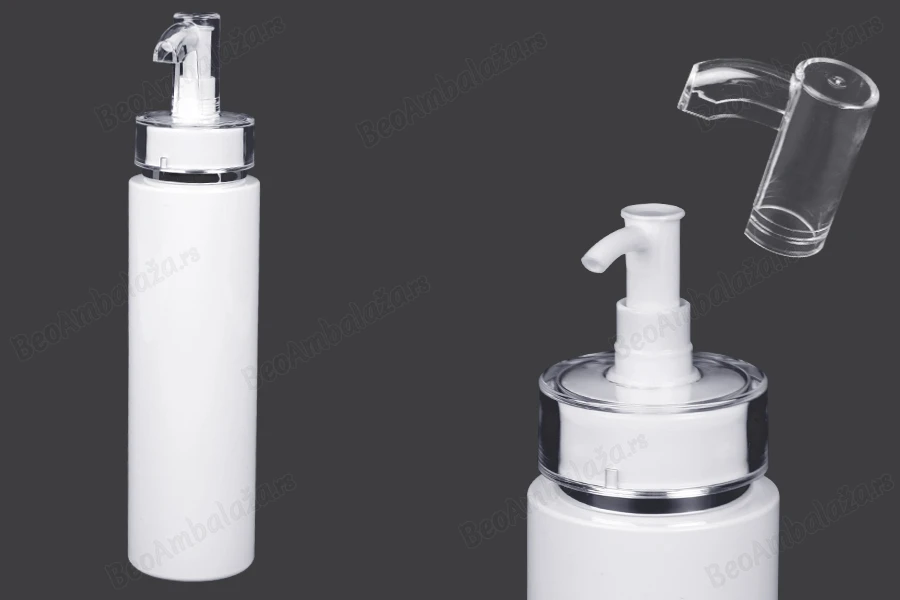 PET flaša od 200mL sa pumpicom za kreme (PP24) i poklopcem - 6 kom-slika_proizvoda