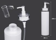 PET flaša od 200mL sa pumpicom za kreme (PP24) i poklopcem - 6 kom PET flaša od 200mL sa pumpicom za kreme (PP24) i poklopcem - 6 kom-dimenzije_slike