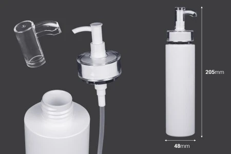 PET flaša od 200mL sa pumpicom za kreme (PP24) i poklopcem - 6 kom-2