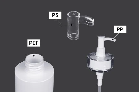 PET flaša od 200mL sa pumpicom za kreme (PP24) i poklopcem - 6 kom-7