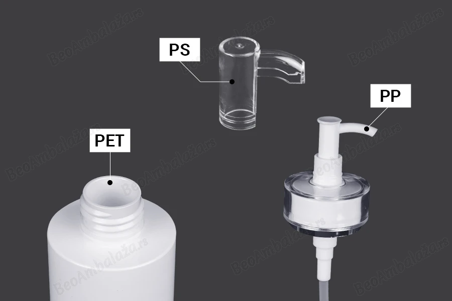 PET flaša od 200mL sa pumpicom za kreme (PP24) i poklopcem - 6 kom-grupa_slika