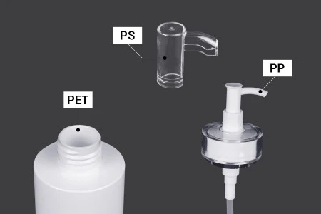 PET flaša od 250mL sa pumpicom za kreme (PP24) i poklopcem - 6 kom-7