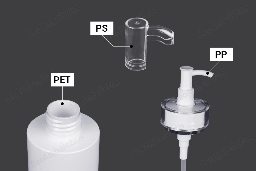 PET flaša od 250mL sa pumpicom za kreme (PP24) i poklopcem - 6 kom-grupa_slika