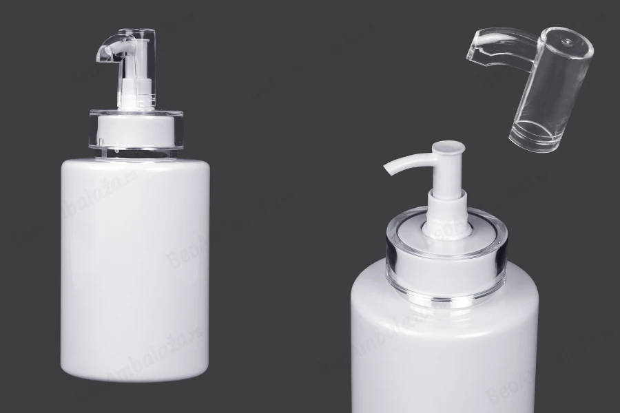 PET flaša od 300mL sa pumpicom za kreme (PP24) i poklopcem - 6 kom-slika_proizvoda