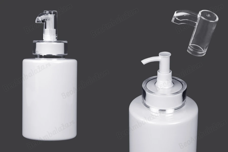 PET flaša od 300mL sa pumpicom za kreme (PP24) i poklopcem - 6 kom-slika_proizvoda