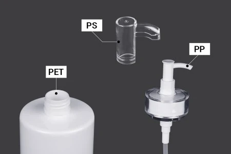 PET flaša od 300mL sa pumpicom za kreme (PP24) i poklopcem - 6 kom-7