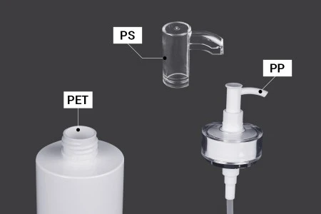PET flaša od 350mL sa pumpicom za kreme (PP24) i poklopcem - 6 kom-7
